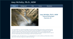 Desktop Screenshot of amymcnultyphd.com